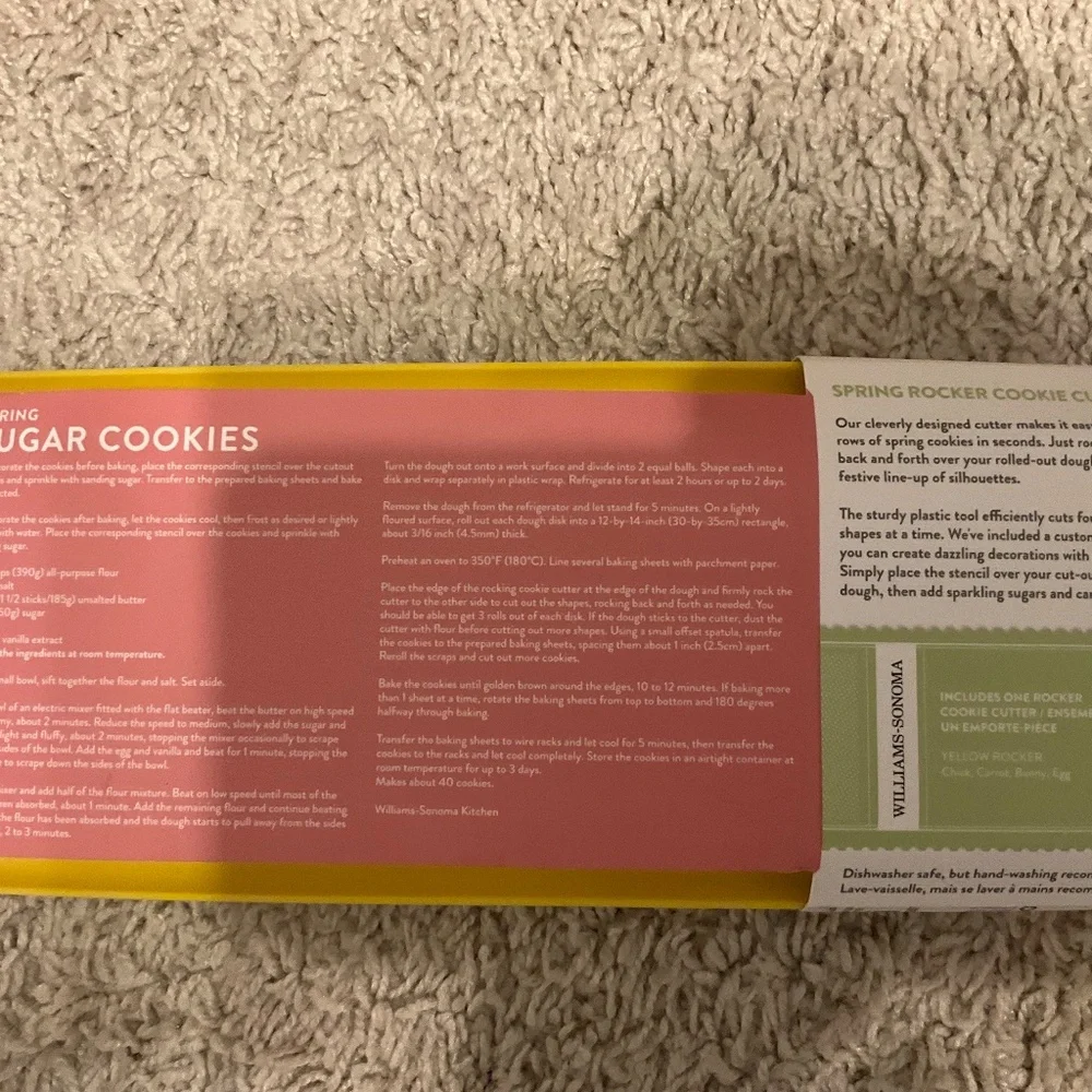 Williams Sonoma Spring Rocket Cookie Cutter 4 Designs.
